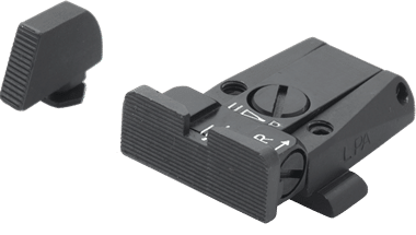 LPA sikte svart + korn svart för Walther PDP/Glock